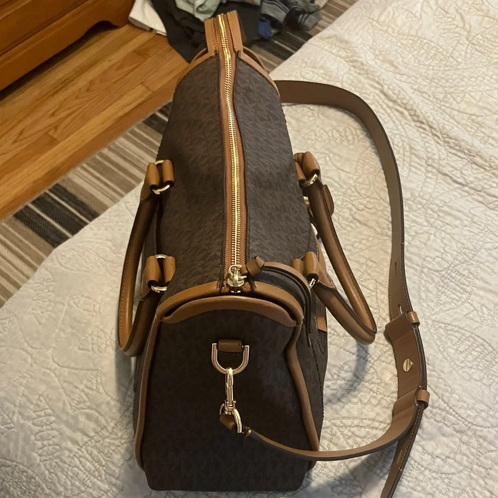 Michael Kors Brown and Tan Satchel - Picture 3 of 8